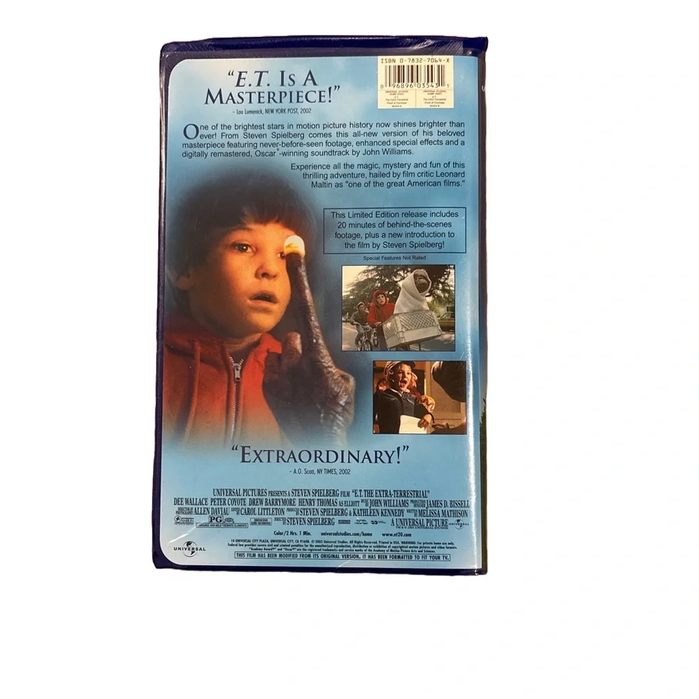 E.T. Limited Edition VHS